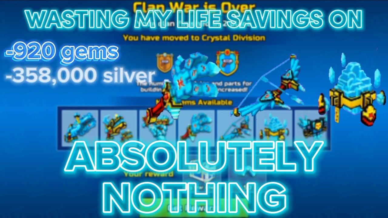 spending 358,000 silver trying (and failing) to get the crystal ...
