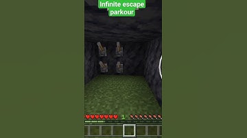 Infinite escape parkour #shorts #trending #viral #gaming #minecraft #like #subscribe #infinite #loop