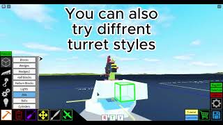 Basic Oscillating turret Tutorial | Roblox Plane Crazy