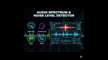 🎧 Real-Time Audio Spectrum & Noise Level Detector | Python Project | Signals & Systems Mini Project