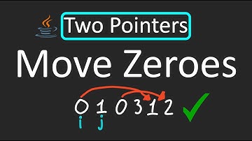 LeetCode - 283. Move Zeroes | Two Pointers Technique | Java