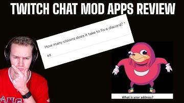 Reviewing My Twitch Chat Mod Applications