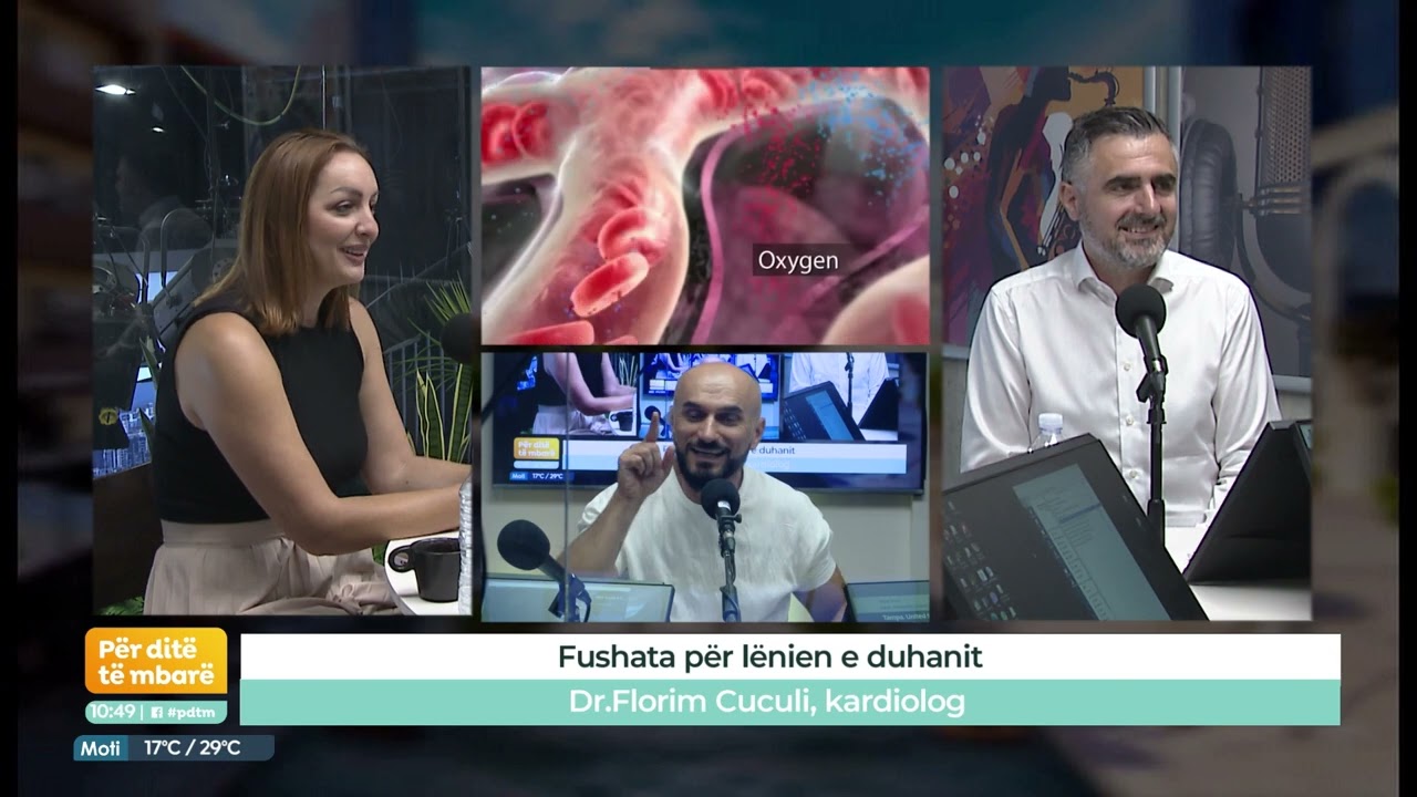 Fushata per lenien e duhanit Dr Florim Cuculi, kardiolog - (09.08.2024)