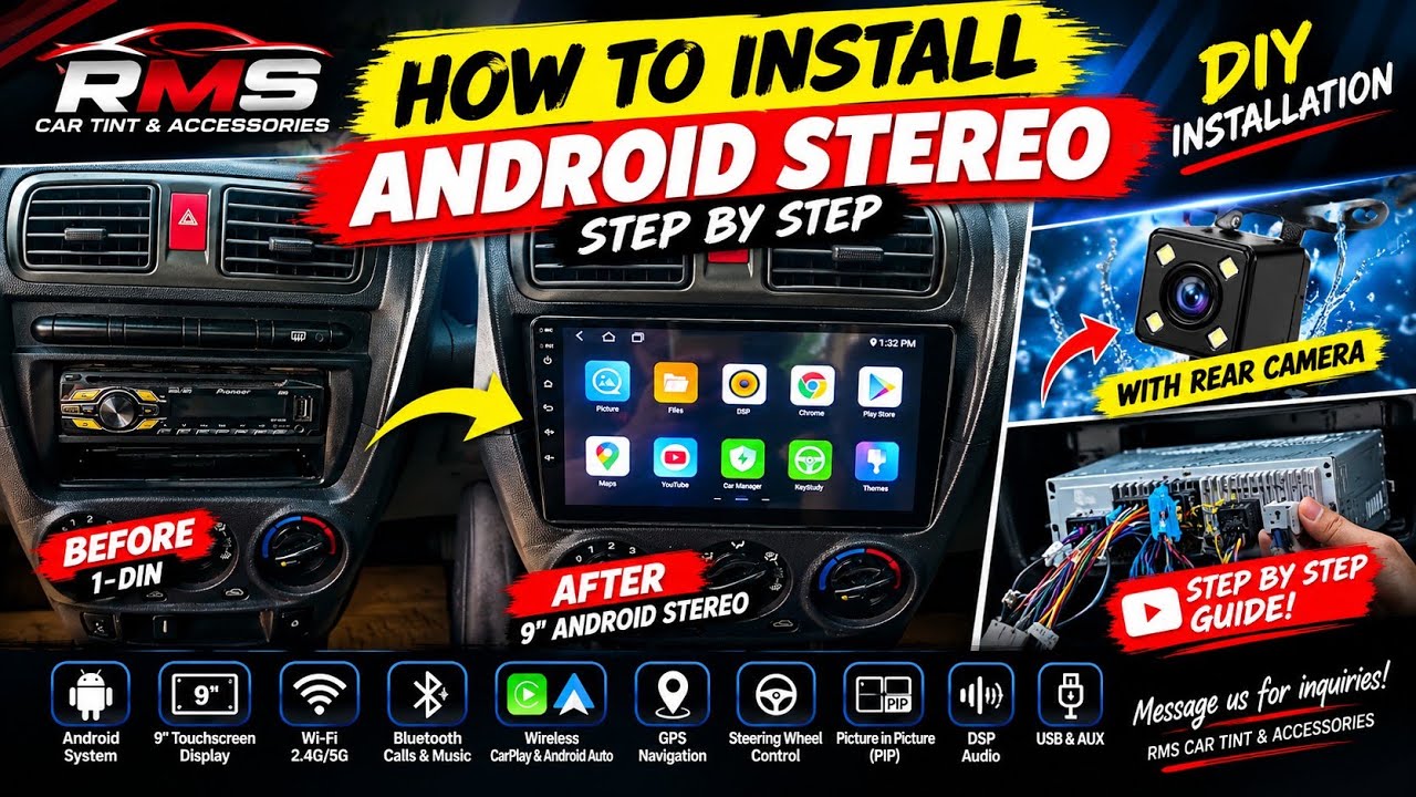 How to Install Android Stereo 9