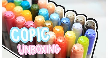 Copic Marker Unboxing! | Copic Ciao 72B Set