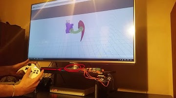 Unity simulation driven esp32 websockets i2CPWM hexapode arm with xbox one controler speed increased