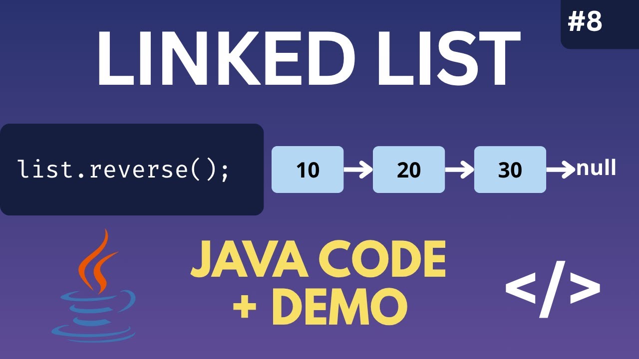 Reverse a Linked List (Three Pointers Approach) - Linked List in Java ...