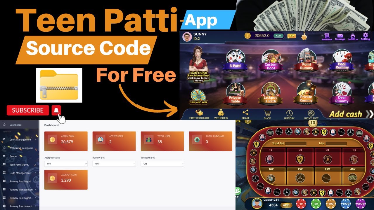 FREE Teen Patti App Source Code Download - Make Your Own Game! - YouTube