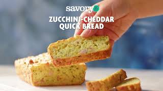 Zucchini Cheddar Quick Bread | SAVORY