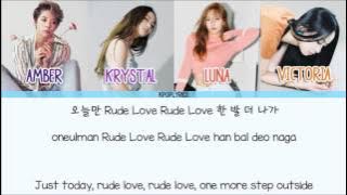 F(x) - Rude Love [Eng/Rom/Han] Picture   Color Coded HD