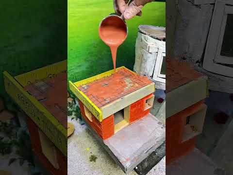 Handmade Mini Treehouse 🏡 Elevated Cabin DIY Miniature Architecture