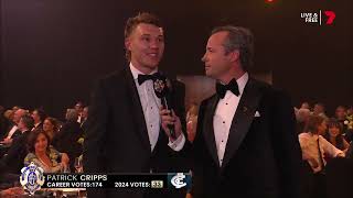 Patrick Cripps - 2024 Brownlow Medal Interview - Carlton Football Club - Afl