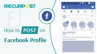 How to post on FB Profile from RecurPost Android App screenshot 4