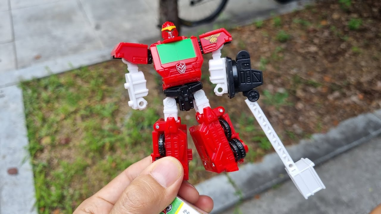 헬로카봇 미니 파이언트 변신과정 소개