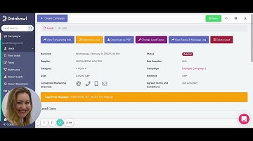 Databowl Tips - How To Work Out Why A Lead Is Rejected