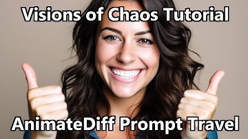 Visions of Chaos AnimateDiff Prompt Travel Tutorial