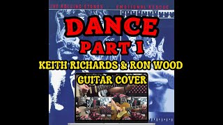 The Rolling Stones  Dance part I Keith Richards  Ron Wood Guitar Cover