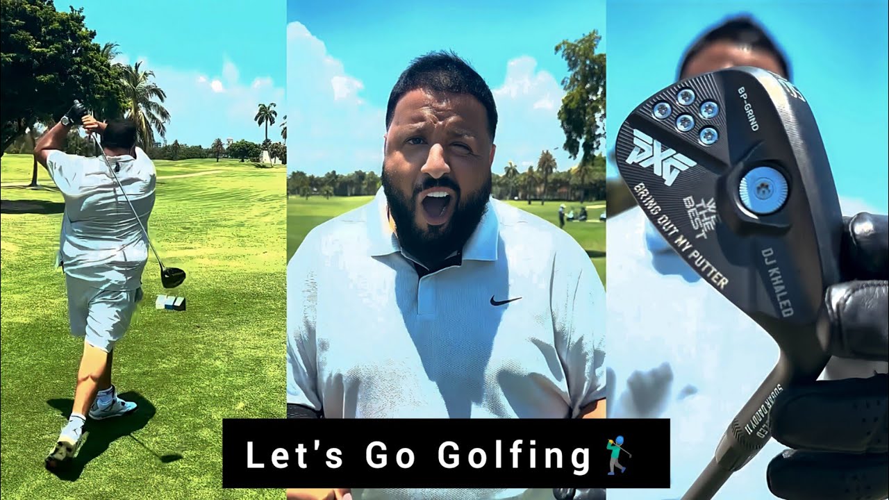 dj khaled golf