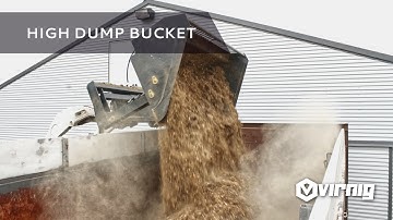 High Dump Bucket Skid Steer Attachment (Rollout Bucket)