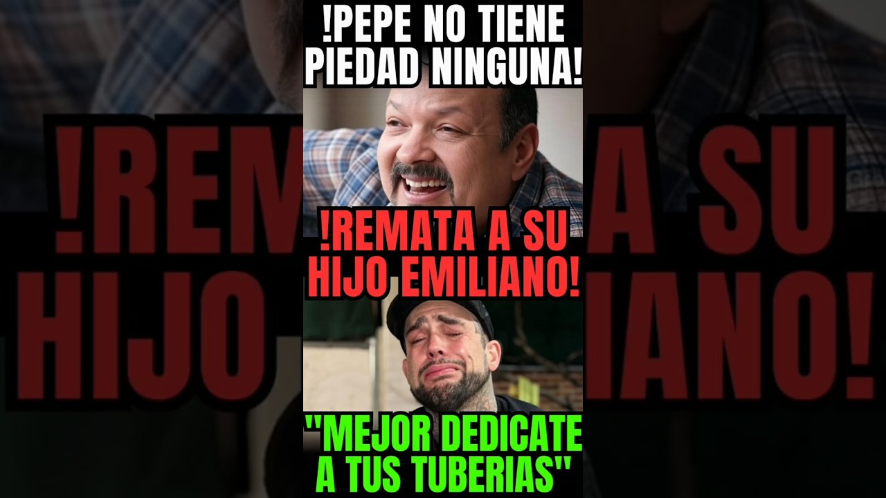 🔥ULTIMA HORA🚨PEPE SIN PIEDAD CON EMILIANO😡NO SOPORTÓ PRESION DE LOS MEDIOS😭LO LLAMA PLOMERO RIDICULO