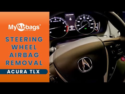 acura-tlx---driver-steering-wheel-airbag-removal---myairbags.com