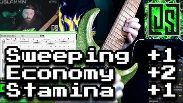 Teaching Guitar Live Highlights - Sweep Economy picking lick