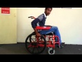 Ostrich mobility  manual wheelchair with manual locking brakes