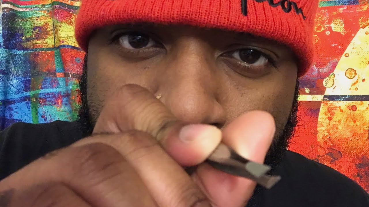 ASMR | Eyelash Tweezing | Eye Cleaning | Up Close