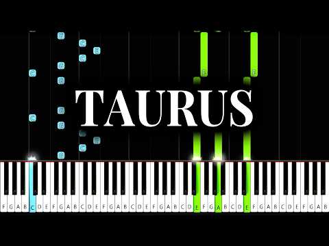 Tony Ann - TAURUS "The Tenacious" - PIANO Tutorial