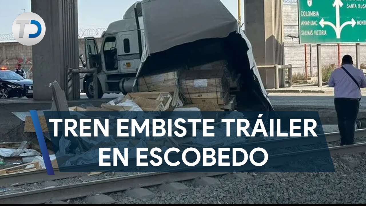 Trailero intenta ganarle el paso al tren y es embestido en el ...