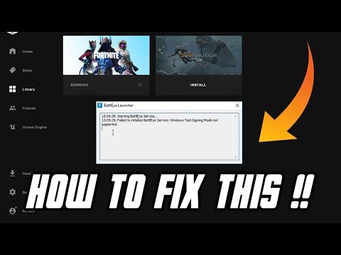 How To Fix Failed To Initialize Battleye Service Windows Test Signing Mode Not Supported Youtube
