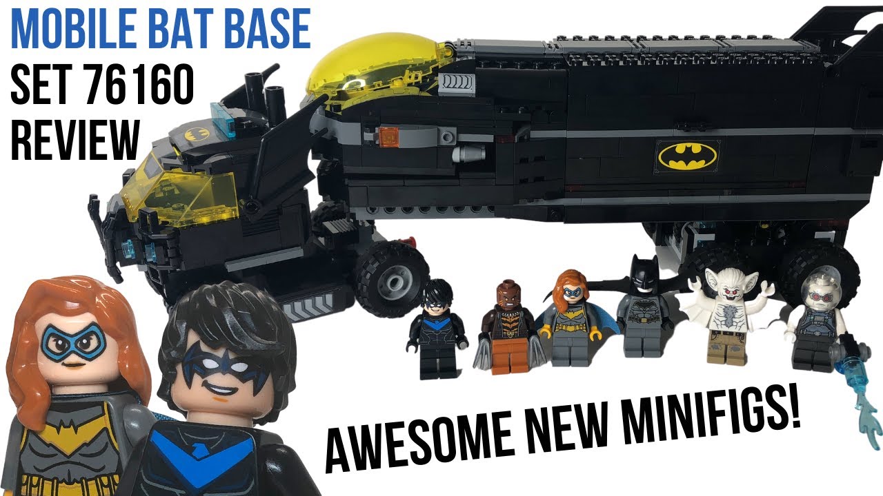 LEGO Batman Mobile Bat Base Summer 2020 Set 76160 Review - YouTube