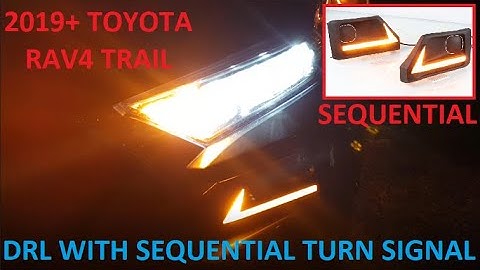 2019 To 2025 Toyota RAV4 Trail/Adventure Daytime Running Light with Sequential Signal (HOW TO/DIY)