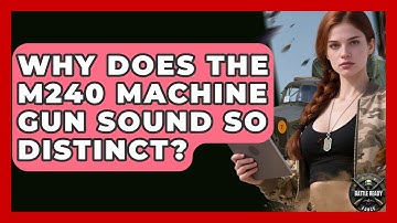 Why Does The M240 Machine Gun Sound So Distinct? - Battle Ready Force