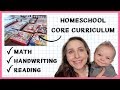 HOMESCHOOL CURRICULUM | READING HANDWRITING & MATH HOMESCHOOL CURRICULUM | READING HANDWRITING & MATH
