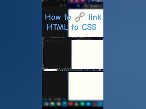 How to link html to css in vs code #codingtutorial #shorts #viralshorts ...