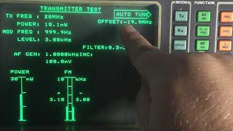 Marconi 2955 & 2958 tester repair with ETACS systems module, Fails test 1 to 1.4 frequency counter.