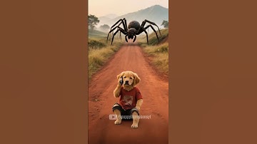 The poor puppy rescue pregnant spider #puppy #rescue #spider #animals #pets