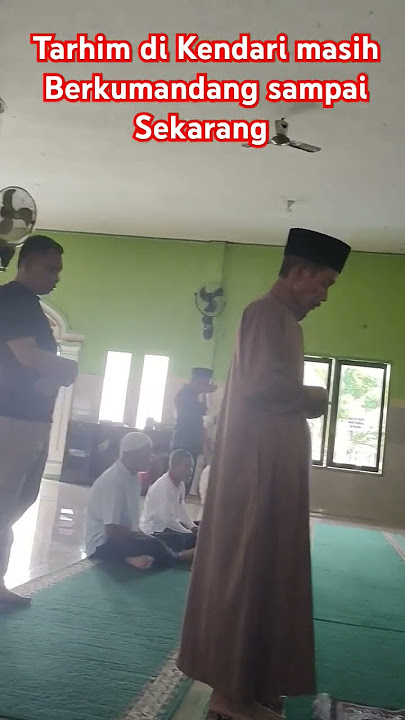 Tarhim di bumi Kendari Sulawesi Tenggara masih Berkumandang