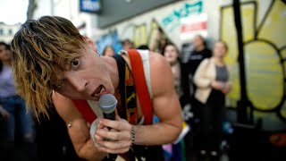 Video thumbnail of "The Big Push - Watch Out (live busking)"