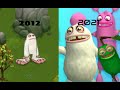 Evolution of My Singing Monsters 2012 - 2021