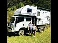 RV Tour Truck and Palomino Slide on Camper