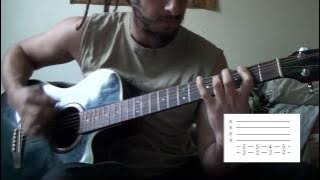 Radiohead - Jigsaw falling into place COVER (  tab & lyrics)