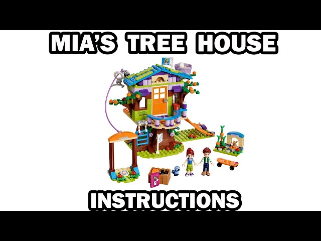 Følelse spade forår LEGO INSTRUCTIONS - MIA'S TREE HOUSE - FRIENDS - LEGO 41335 - YouTube