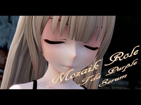 1001【MMD】Mozaik Role【Tda Purple serum】