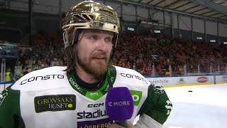 Linus Johansson - Intervju efter SM-guldet 2022 | Färjestad BK | 2022-05-12