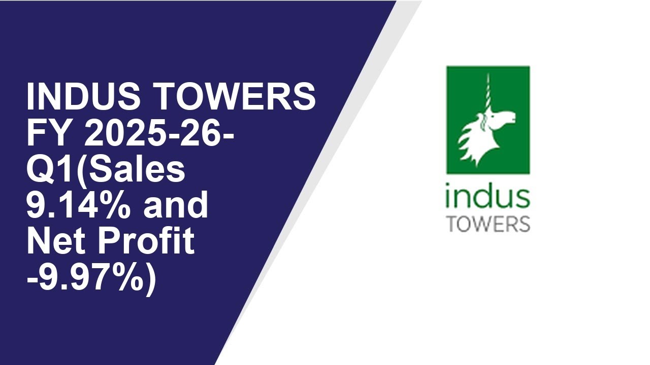 INDUS TOWERS Standalone Quarterly Result | Q1 Result 2025-26 | INDUS ...