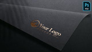 Luxury Gold Logo Mockup Tutorial