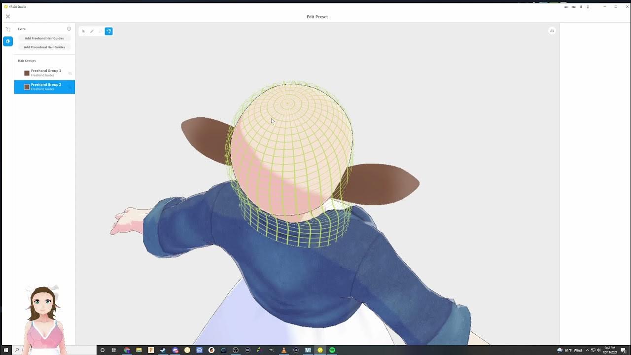 VRoid Studio Making My VTuber V2 My Hair and Horns YouTube