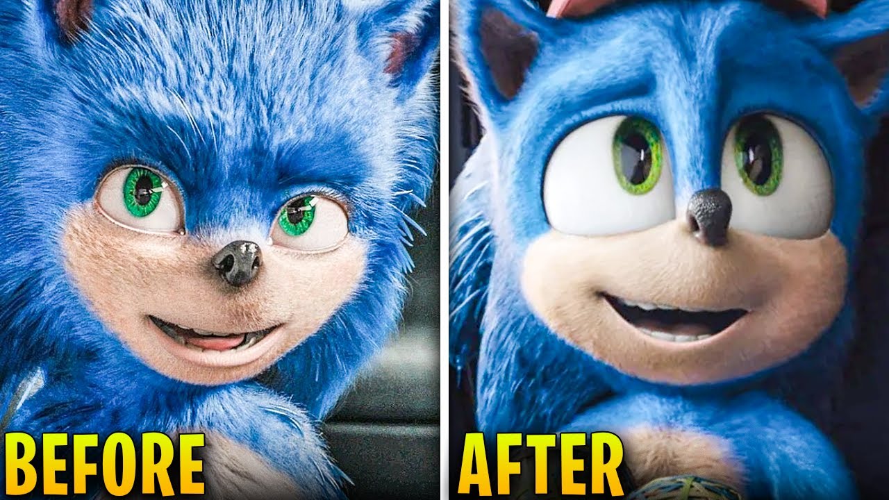 Sonic Before And After Redesign Youtube